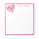 Suche nach rosa und rote herzen notizblock Modern