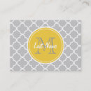 Suche nach quatrefoil muster visitenkarten Monogramm