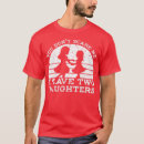 Suche nach ich habe zwei töchter tshirts Papa