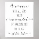 Suche nach frau im schwarzen poster Weiß