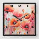 Suche nach pflaumen blumen wanduhren Mohn