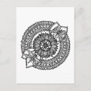 Suche nach mandala blume postkarten Boho