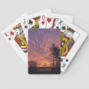 Suche nach wolken spielkarten Sonnenuntergang