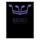 Suche nach blues poster Schwarz
