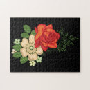 Suche nach schwarzer hintergrund puzzle Rose