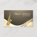 Suche nach saxophone visitenkarten Saxophonist
