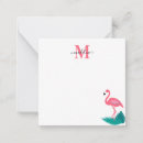Suche nach rosa flamingo kleine grußkarten Monogramm