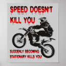 Suche nach geschwindigkeit poster Motocross
