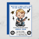 Suche nach rock star einladungen Junge