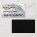 Suche nach mechanic visitenkarten Automobil