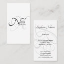 Suche nach b w visitenkarten Elegant