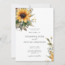 Suche nach sonnenblumen hochzeit einladungen Aquarell