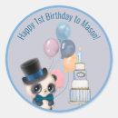 Suche nach panda aufkleber 1 geburtstag