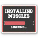 Suche nach muskeln aufkleber Fitnessraum