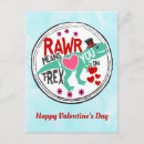 Suche nach rawr dinosaurier postkarten Herz