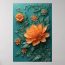 Suche nach orange blüte poster Elegant