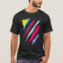 Suche nach kolumbien flagge tshirts Streifen