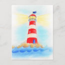 Suche nach weißer leuchtturm postkarten Aquarell