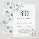 Suche nach fortieth geburtstag einladungen Botanisch