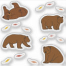 Suche nach braunbär aufkleber Tragen