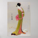 Suche nach geisha kunst poster Vintag