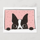 Suche nach boston terrier cartoon postkarten Niedlich