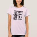 Suche nach liebe meine schwester tshirts Lustiges