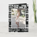 Suche nach gluckwunsche auf highschool abschlusskarten Foto