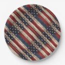 Suche nach usa flagge teller Rot weiß blau