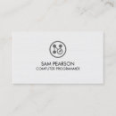 Suche nach computerprogrammierer visitenkarten Informationstechnologie