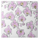 Suche nach weiße orchideen fliesen Aquarell