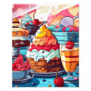 Suche nach kawaii süßigkeiten poster Dessert