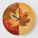 Suche nach maple leaf wanduhren Autumn