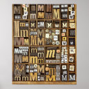 Suche nach buchstabe m poster Text