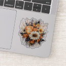 Suche nach orange blume aufkleber Tulpen