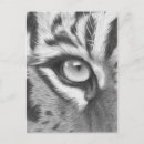 Suche nach wilder tiger postkarten Zeichnend