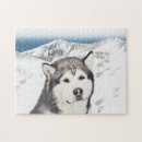 Suche nach alaskan malamute puzzle Bösartig