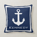 Suche nach der anker des schiffs kissen See