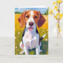 Suche nach beagles karten Aquarell