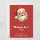 Suche nach santa claus einladungen Retro