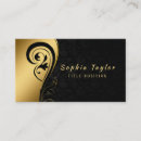 Suche nach swirl swirls visitenkarten Gold