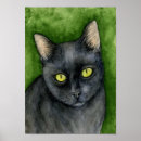 Suche nach black cat poster Kitty