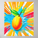 Suche nach mango poster Tropische früchte