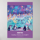 Suche nach pinguin kinder poster Lila