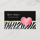 Suche nach niedlicher zebra visitenkarten Zebradruck