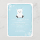 Suche nach polar bear einladungen Winterbaby dusche