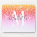 Suche nach rosa glitzern mousepads Monogramm