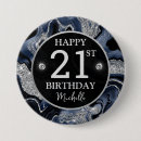 Suche nach silber und blau buttons Elegant