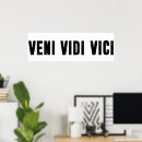 Suche nach veni vidi vici poster Latin
