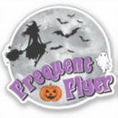 Suche nach hexe auf broomstick aufkleber Beängstigend